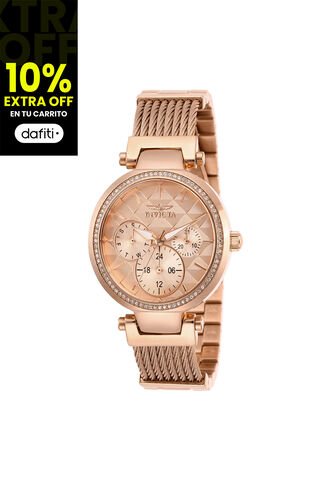 Reloj Para Mujer Invicta Angel 28920 Oro Rosa Invicta