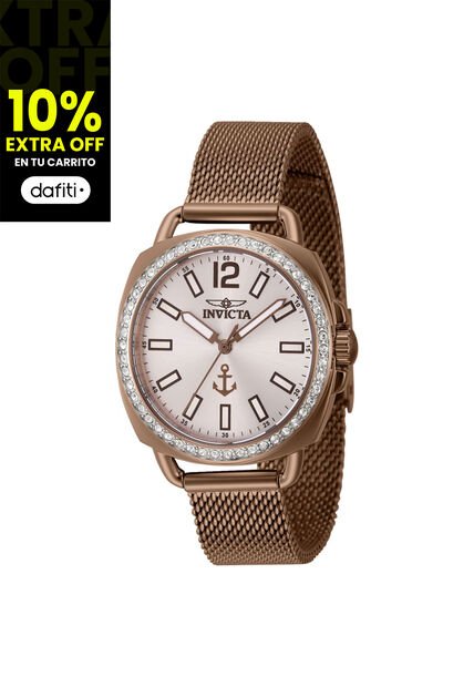 Reloj Invicta Modelo 46295 Marron Dama