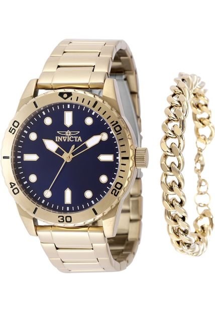 Reloj Invicta Modelo 48313 Dorado Hombre
