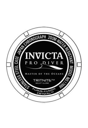 Reloj Para Hombre Invicta Pro Diver 17886 Oro Negro