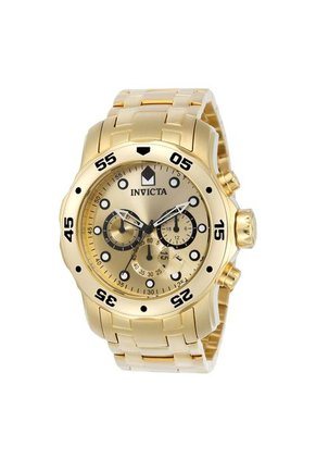 Reloj Para Hombre Invicta Pro Diver 074 Dorado