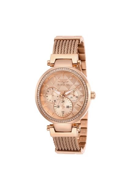 Reloj Para Mujer Invicta Angel 28920 Oro Rosa
