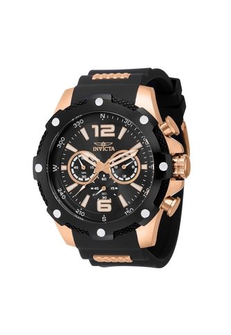 Reloj Para Hombres Invicta I-Force 39989 Negro, Oro Rosa Invicta