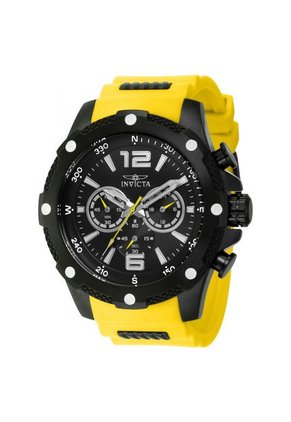 Reloj Invicta Modelo 42998 Amarillo, Negro Hombre