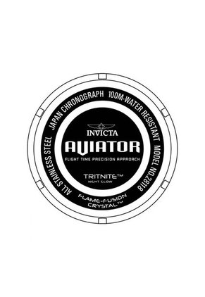 Reloj Para Hombre Invicta Aviator 28118 Oro Rosa
