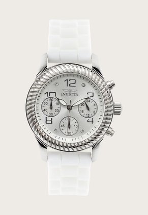 Reloj Plateado-Blanco Invicta Ángel