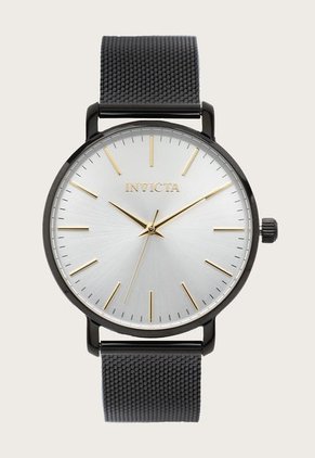 Reloj Negro-Plateado-Dorado Invicta Ángel