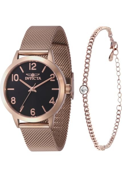 Reloj Invicta Modelo 47276 Oro Rosa, Acero Mujer