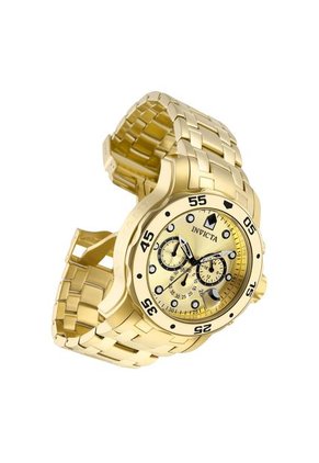 Reloj Para Hombre Invicta Pro Diver 074 Dorado