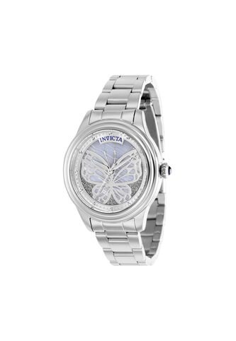 Reloj Para Mujer Invicta Wildflower 37097 Plateado Invicta
