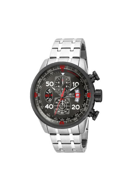 Reloj Para Hombre Invicta Aviator 17204 Plateado