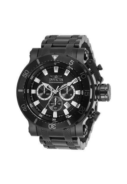 Reloj Invicta Modelo 32727 Negro, Plata Hombre