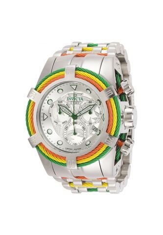 Reloj Invicta Modelo 27496 Verde, Amarillo, Rojo, Acero Hombres Invicta