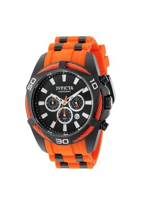 Reloj Invicta Modelo 43760 Naranja, Negro Hombres