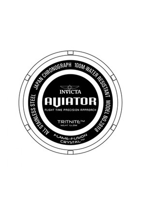 Reloj Para Hombre Invicta Aviator 28118 Oro Rosa