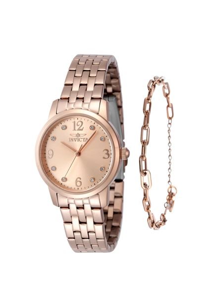 Reloj Invicta Modelo 48257 Oro Rosa Dama