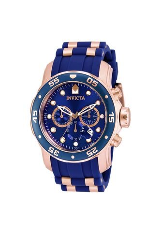 Reloj Invicta Modelo 18197 Azul, Oro Rosa Hombres Invicta
