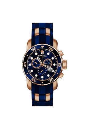 Reloj Invicta Modelo 18197 Azul, Oro Rosa Hombres