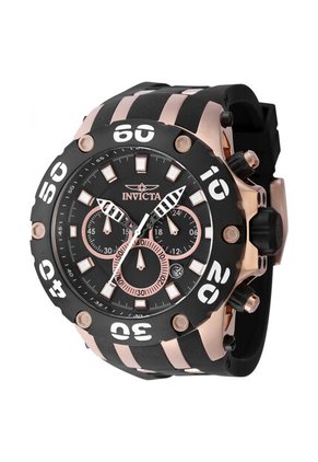 Reloj Invicta Modelo 46513 Negro, Oro Rosa Hombre