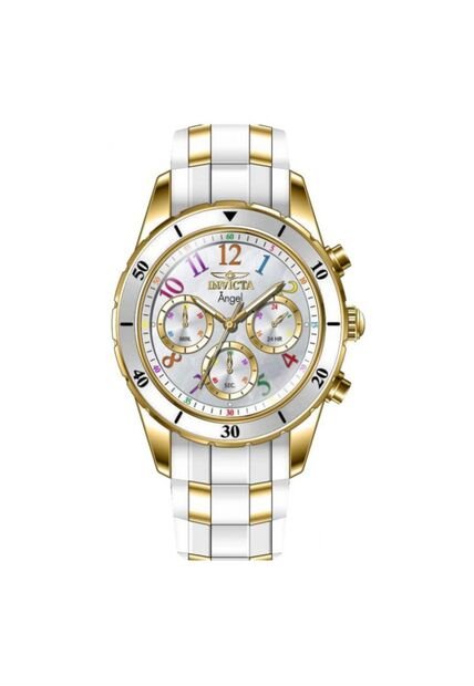 Reloj Invicta Modelo 49801 Oro Blanco Dama
