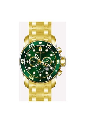 Reloj Para Hombre Invicta Pro Diver 0075 Dorado