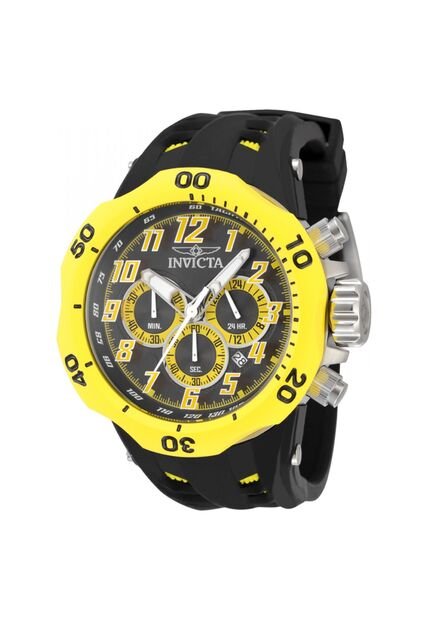Reloj Invicta Modelo 48236 Amarillo, Negro Hombres