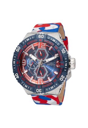 Reloj Invicta Modelo 49631 Camuflaje, Rojo, Azul Hombres