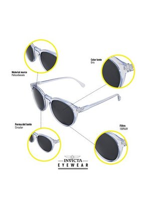 Gafas Invicta Modelo I 44223-DNA-56-P03 Azul Hombre