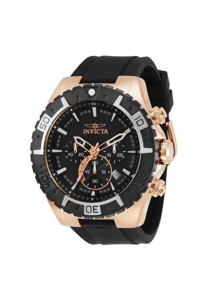 Reloj Para Hombre Invicta Aviator 33938 Negro