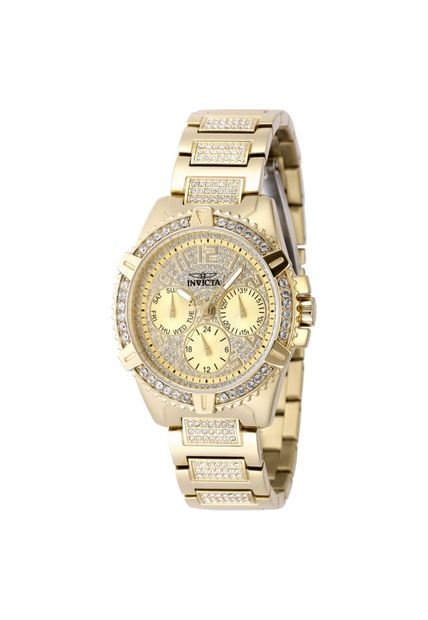 Reloj Invicta Modelo 48564 Oro Blanco Dama