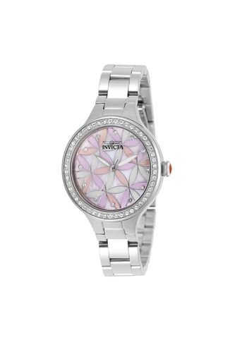 Reloj Para Mujer Invicta Wildflower 28823 Plateado Invicta
