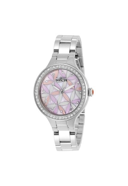 Reloj Para Mujer Invicta Wildflower 28823 Plateado