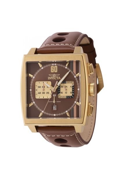 Reloj Invicta Modelo 44300 Marron Claro Hombres