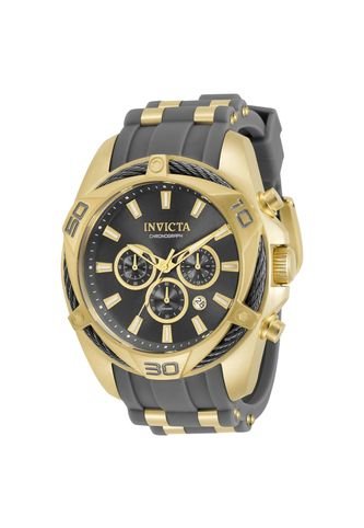 Reloj Para Hombres Invicta Bolt 34140 Bronce De Cañón, Oro Invicta