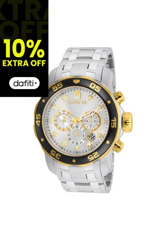 Reloj Para Hombre Invicta Pro Diver 80040 Plateado Invicta