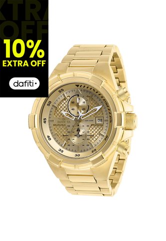 Reloj Para Hombre Invicta Aviator 28122 Dorado Invicta