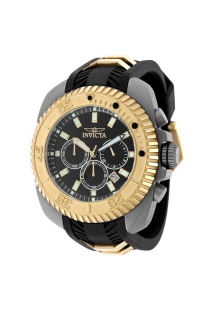 Reloj Invicta Modelo 49792 Negro, Dorado Hombres