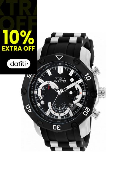 Reloj Invicta Modelo 22797 Negro, Acero Hombre