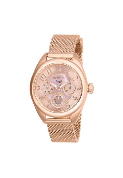 Reloj Para Mujer Invicta Angel 27454 Oro Rosa