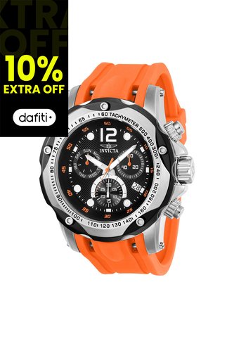 Reloj Para Hombre Invicta Speedway 20072 Naranja Invicta