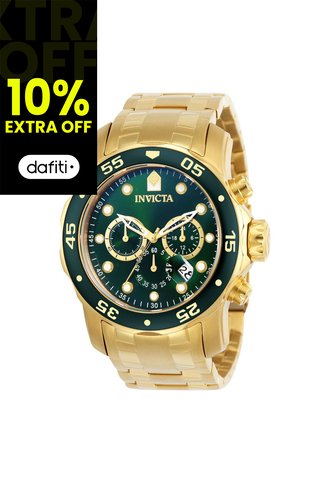 Reloj Para Hombre Invicta Pro Diver 0075 Dorado Invicta