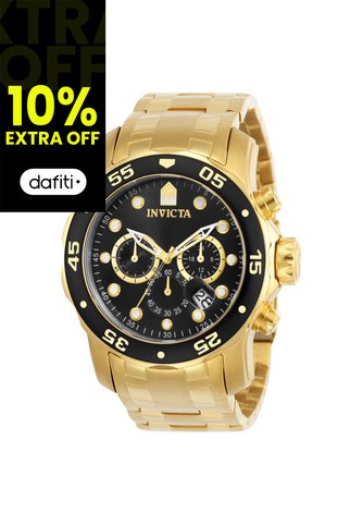 Reloj Para Hombre Invicta Pro Diver 0072 Dorado Invicta