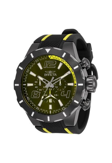 Reloj Invicta Modelo 33323 Amarillo, Negro Hombres