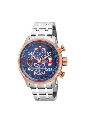 Reloj Para Hombre Invicta Aviator 17203 Plateado