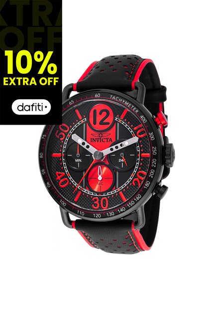 Reloj Invicta Modelo 49366 Rojo, Negro Hombres