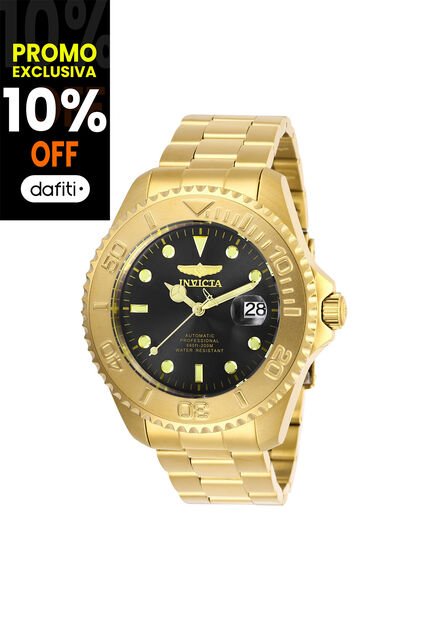 Reloj Para Hombre Invicta Pro Diver 28952 Dorado
