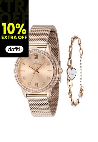 Reloj Invicta Modelo 48254 Oro Rosa Mujer Invicta
