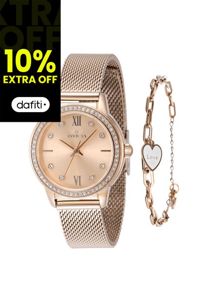 Reloj Invicta Modelo 48254 Oro Rosa Mujer