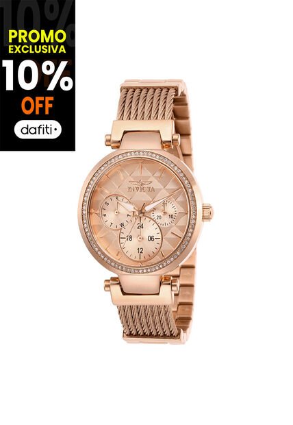 Reloj Para Mujer Invicta Angel 28920 Oro Rosa