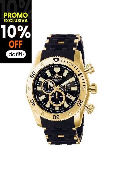 Reloj Para Hombre Invicta Sea Spider 0140 Negro